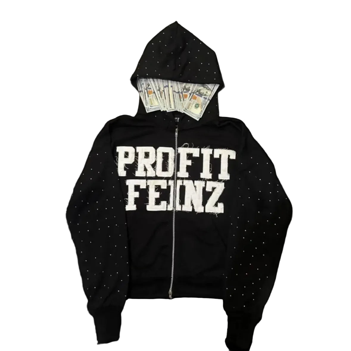 Black “Profitfeinz” ZipUp