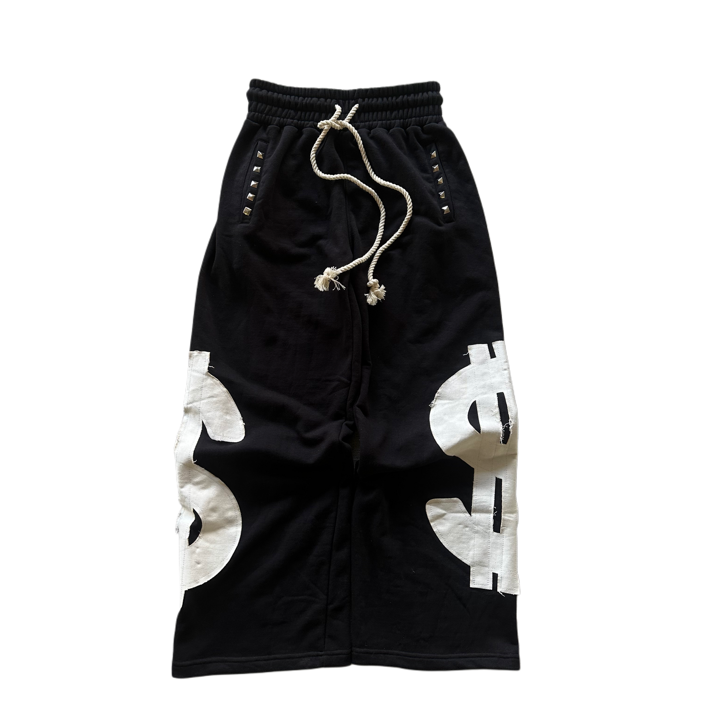 Black “Dollar Sign” Sweatpants