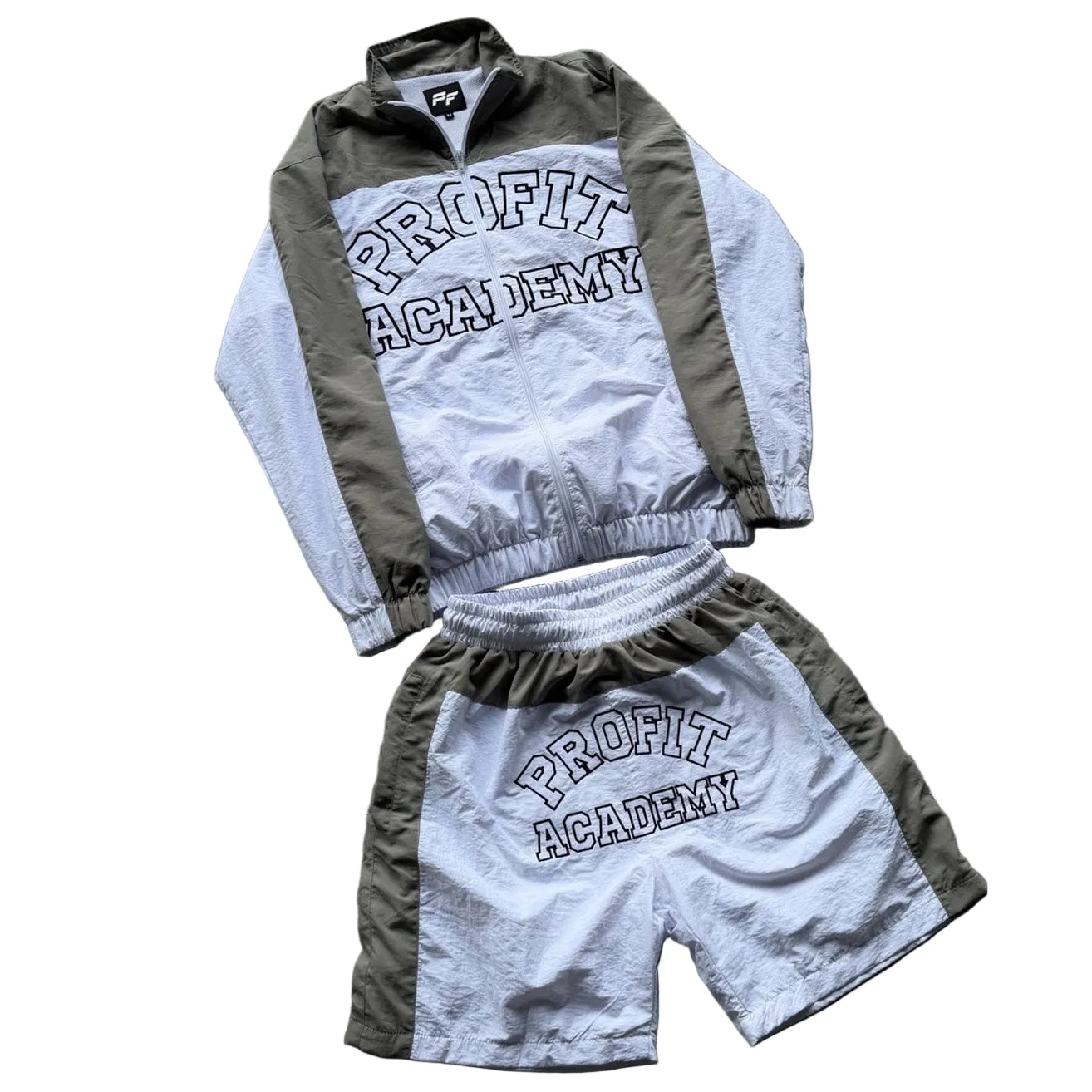 Grey "Profit Academy" Windbreaker Set